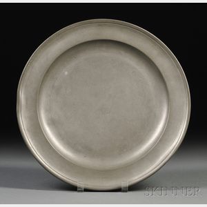 Large Pewter Plate
