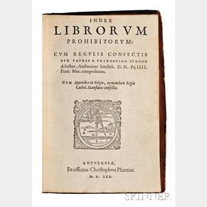 Index Librorum Prohibitorum, Sammelband, 1570-1597.