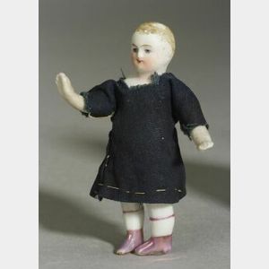 Small Jointed All Bisque Child Doll