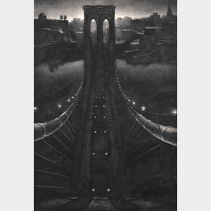 Richard C. Harden (American, b. 1956) Brooklyn Bridge
