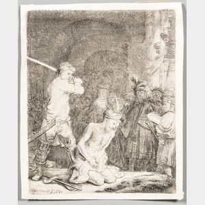 Rembrandt van Rijn (Dutch, 1606-1669) The Beheading of John the Baptist
