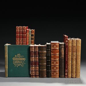 Dickens, Charles (1812-1870) Twelve Titles in Seventeen Volumes, 19th Century.
