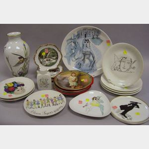 Eighteen Assorted Collector Plates and Items
