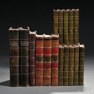 Decorative Bindings, Sets, English Literature, Sixteen Volumes.