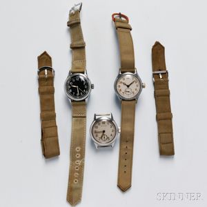 Three WWII American Wristwatches