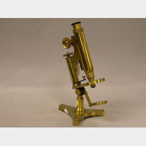 Beck Lacquered-Brass Compound Microscope