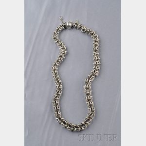 Mexican .970 Silver Necklace, Antonio Pineda