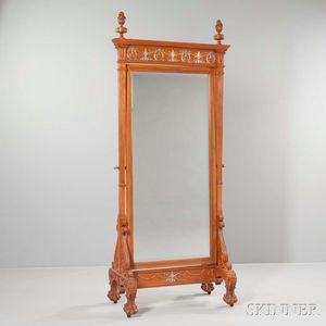 Renaissance Revival Cheval Mirror