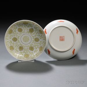 Pair of Porcelain Plates