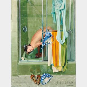 Lorraine Shemesh (American, b. 1949) Shower