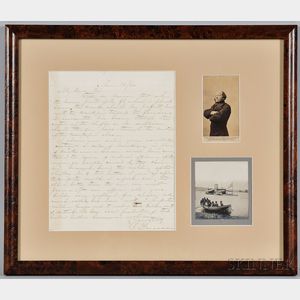 Ericsson, John (1803-1889) Autograph Letter Signed, 18 January 1860, and Two Photographs.