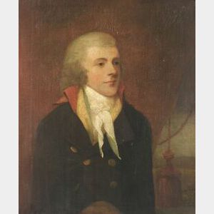 Attributed to Lemuel Francis Abbott (British, 1760-1803) Portrait of a Naval Officer