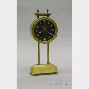 Brass-cased Gravity Clock