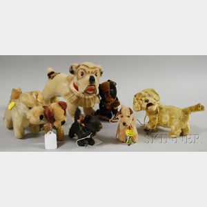 Seven Miscellaneous Toy Dogs
