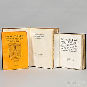 Craig, Edward Gordon (1872-1966) On the Art of the Theatre , Signed First Edition.