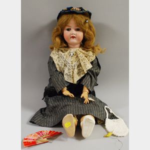 Large Armand Marseille 390 Bisque Doll