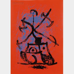 Joan Miró (Spanish, 1893-1983) L'Entraineuse-rouge