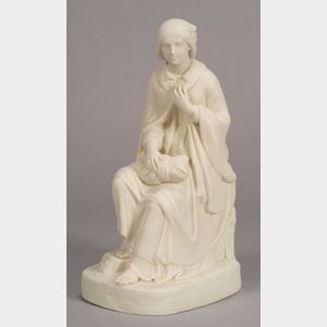 Parian Figure Depicting Highland Mary