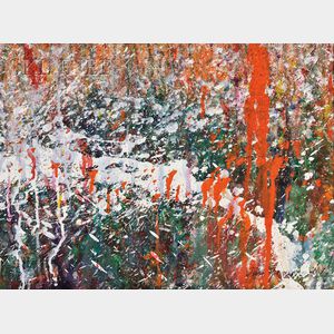 Taro Yamamoto (American, 1919-1994) Lot of Three Abstract Compositions