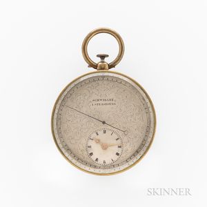 Jean-Baptiste Sosime Schwilgue Brass-cased Physician's Watch