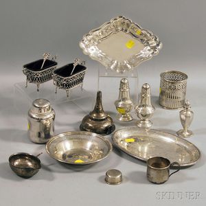 Miscellaneous Small Sterling Silver Tableware Articles