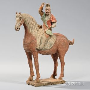 Pottery Horse and Foreign Rider