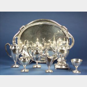 Seven Piece Gorham Sterling Tea and Coffee Service
