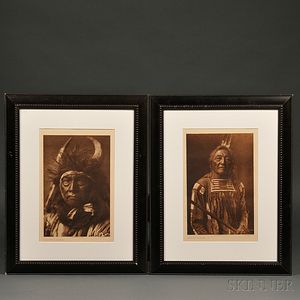Two Framed Edward Curtis Photogravures