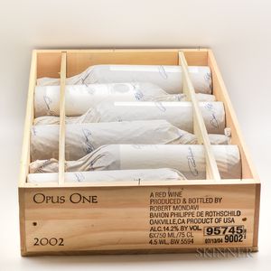 Opus One 2002, 6 bottles (owc)