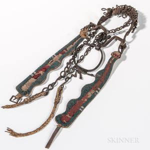 Southern Plains Bead-decorated Bridle