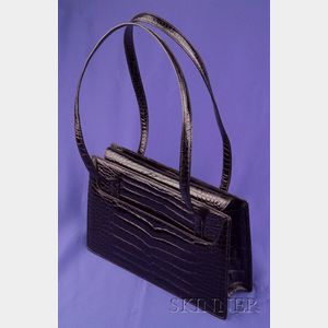 Black Alligator Handbag, Cole Haan