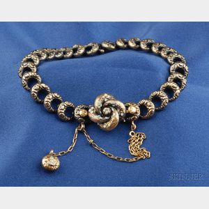 Antique 14kt Gold Bracelet, Krementz & Co.