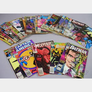 Thirty-three Mostly Late 1980s/Early 1990s Comic Books