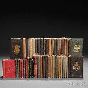 Almanacs, 19th Century, Forty-five Volumes.