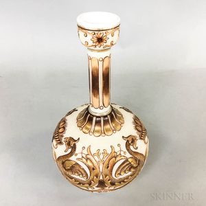 Thomas Webb for Tiffany & Co. Paris Exhibition Art Glass Vase
