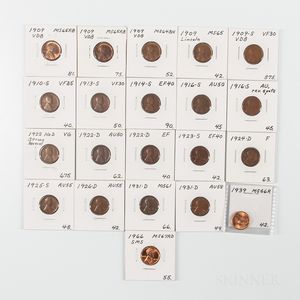 Group of Lincoln Cents