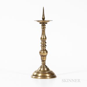 Flemish Bronze Pricket Candlestick