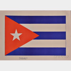Emilio Sanchez (Cuban/American, 1921-1999) La Bandera de Cuba
