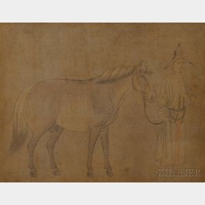 Horse and Rider Painting, China