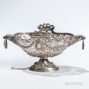 Edward VII Sterling Silver Basket