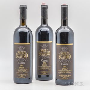 Scavino Barolo Cannubi 1989, 3 bottles