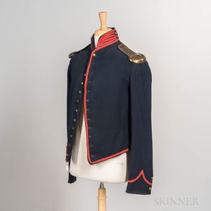 Artillery Shell Jacket and Brass Shoulder Scales