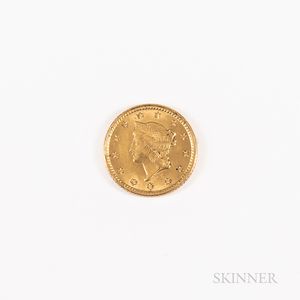 1853 Gold Dollar