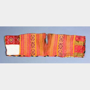 Pre-Columbian Multicolored Child's Woven Tunic