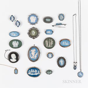 Twenty Wedgwood Jewelry Items