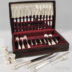 Assembled Sterling Silver Partial Flatware Service