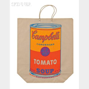 Andy Warhol (American, 1928-1987) Campbell's Soup Can on Shopping Bag