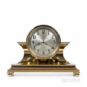 Impressive 10-inch Chelsea Tambour No. 1 Brass Clock