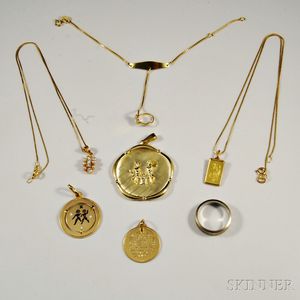 Group of 18kt Gold Jewelry