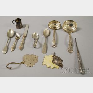 Eleven Small Sterling Items